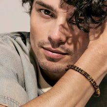 Load image into Gallery viewer, INSTINCT STYLE INFINITY EDITION BRACELET 027937/041 GOLD TIGER EYE