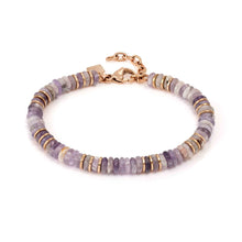 Load image into Gallery viewer, INSTINCT STYLE INFINITY EDITION BRACELET 027938/013 ROSE GOLD AMETHYST
