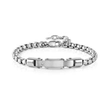 Load image into Gallery viewer, STRONG DIAMOND BRACELET 028321/001 STAINLESS STEEL CHAIN WITH WHITE DIAMOND
