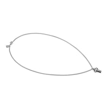 Load image into Gallery viewer, STRONG DIAMOND NECKLACE 028329/007 BLACK DIAMONDS & BLACK PVD CROSS