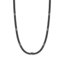 Load image into Gallery viewer, B-YOND NECKLACE 028952/015 S/STEEL BLACK PVD WASHER LINK CHAIN