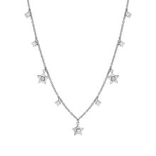 Load image into Gallery viewer, MYSOPHIE NECKLACE 029902/023 STARS & CZ PENDANTS