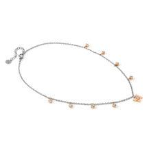 Load image into Gallery viewer, MYSOPHIE NECKLACE 029905/010 ROSE GOLD BUTTERFLY & CZ PENDANTS