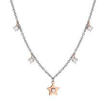 Load image into Gallery viewer, MYSOPHIE NECKLACE 029905/023 ROSE GOLD STAR & CZ PENDANTS