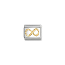 Load image into Gallery viewer, COMPOSABLE CLASSIC LINK 030149/66 ETCHED INFINITY IN 18K GOLD