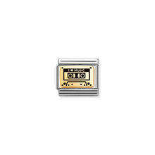 Load image into Gallery viewer, COMPOSABLE CLASSIC LINK 030166/44 MIX TAPE IN 18K GOLD AND ENAMEL