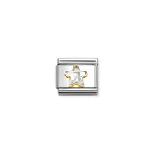Load image into Gallery viewer, COMPOSABLE CLASSIC LINK 030614/010 CZ STAR IN 18K GOLD