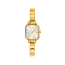 Load image into Gallery viewer, WATCH PARIS 076032/017 GOLD RECTANGLE & SILVER DIAL