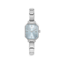 Load image into Gallery viewer, WATCH PARIS 076037/015 STAINLESS STEEL & RECTANGLE CELESTIAL BLUE DIAL