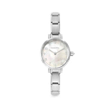 Load image into Gallery viewer, WATCH 076038/008 STAINLESS STEEL OVAL WHITE MOTHER OF PEARL DIAL