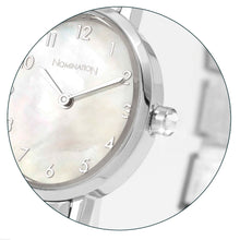 Load image into Gallery viewer, WATCH 076038/008 STAINLESS STEEL OVAL WHITE MOTHER OF PEARL DIAL