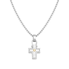 Load image into Gallery viewer, MANVISION NECKLACE 133004/012 CROSS GOLD SCREW