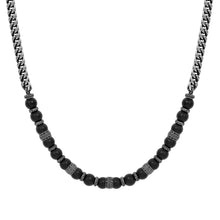 Load image into Gallery viewer, MANVISION STONES NECKLACE 133026/051 CHAIN WITH NATURAL STONES
