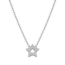 Load image into Gallery viewer, SOFFIO D'AMORE NECKLACE 134001/023 CZ STAR PENDANT