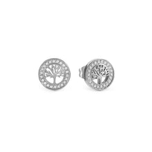 Load image into Gallery viewer, SOFFIO D'AMORE EARRINGS 134002/017 TREE OF LIFE WITH CZ