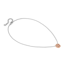 Load image into Gallery viewer, SOFFIO D'AMORE NECKLACE 134004/059 ROSE GOLD CZ FLOWER PENDANT
