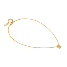 Load image into Gallery viewer, SOFFIO D'AMORE NECKLACE 134007/023 GOLD CZ STAR PENDANT