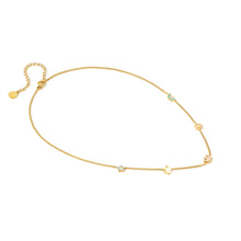 Load image into Gallery viewer, FAIRYICONS GOLD NECKLACE 134109/050 MULTI SYMBOL WITH ENAMEL & CZ