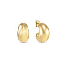 Load image into Gallery viewer, ECCLETTICA EARRING 134314/012 GOLD SMALL MOON STUDS
