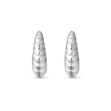 Load image into Gallery viewer, ECCLETTICA EARRING 134317/001 STAINLESS STEEL CROISSANT STUDS