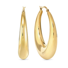 Load image into Gallery viewer, ECCLETTICA EARRING 134320/012 GOLD LARGE HOOP