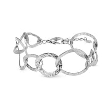 Load image into Gallery viewer, WEAR & STYLE BRACELET 134506/001 S/STEEL HAMMERED LINK CHAIN