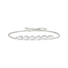 Load image into Gallery viewer, COLOUR WAVE BRACELET 149811/001 STERLING SILVER WHITE CZ