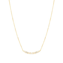 Load image into Gallery viewer, COLOUR WAVE NECKLACE 149857/020 GOLD WHITE CZ