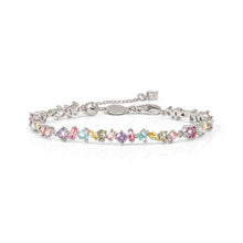 Load image into Gallery viewer, COLOUR WAVE MINI BRACELET 149883/061 STERLING SILVER & MULTICOLOURED CZ