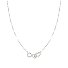 Load image into Gallery viewer, LOVECLOUD NECKLACE SILVER WITH CZ 240504/006 INFINITY