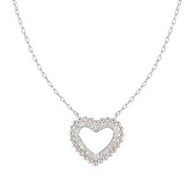 Load image into Gallery viewer, LOVECLOUD NECKLACE SILVER WITH CZ 240504/009 HEART