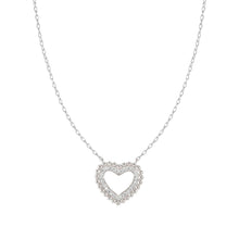 Load image into Gallery viewer, LOVECLOUD NECKLACE SILVER WITH CZ 240504/009 HEART