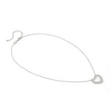 Load image into Gallery viewer, LOVECLOUD NECKLACE SILVER WITH CZ 240504/009 HEART