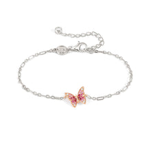 Load image into Gallery viewer, CRYSALIS BRACELET 241102/040 ROSE GOLD BUTTERFLY WITH CZ