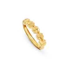 Load image into Gallery viewer, ARMONICA RING 241300/003 GOLD FOUR LEAF CLOVERS