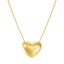 Load image into Gallery viewer, ARMONICA NECKLACE 241306/006 LARGE GOLD HEART PENDANT