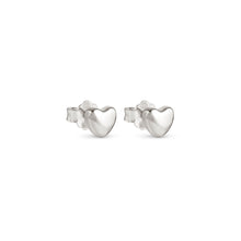 Load image into Gallery viewer, ARMONICA EARRINGS 241307/004 SMALL SILVER HEART STUDS