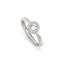 Load image into Gallery viewer, SEIDIVINA RING 241400/010 SIMPLE SILVER WITH CZ