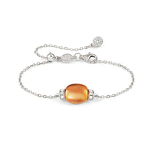 Load image into Gallery viewer, MYRADIANCE BRACELET 241502/040 AMBER PENDANT WITH CZ