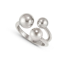 Load image into Gallery viewer, FASHION ERA SILVER RING 242201/010 TRIPLE SPHERES