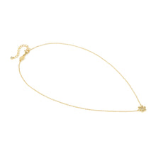 Load image into Gallery viewer, PETIT SPARKLE NECKLACE 242303/012 GOLD FLOWER WITH CZ