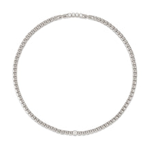 Load image into Gallery viewer, ENIGMATIC SHINE NECKLACE 242405/010 STERLING SILVER WITH CENTRAL CZ