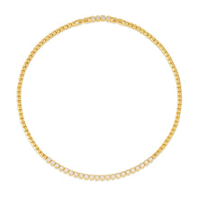 Load image into Gallery viewer, ENIGMATIC SHINE NECKLACE 242407/012 GOLD WITH WHITE CZ