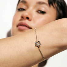 Load image into Gallery viewer, DREAMS BEATS BRACELET 242601/007 STERLING SILVER STAR WITH CZ