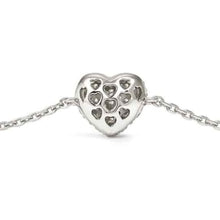Load image into Gallery viewer, LIFEPOETRY BRACELET 242701/004 STERLING SILVER & WHITE CZ HEART PENDANT