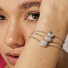 Load image into Gallery viewer, LIFEPOETRY BRACELET 242701/004 STERLING SILVER & WHITE CZ HEART PENDANT