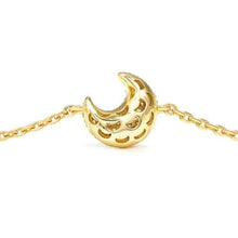 Load image into Gallery viewer, LIFEPOETRY BRACELET 242701/024 GOLD & WHITE CZ MOON PENDANT