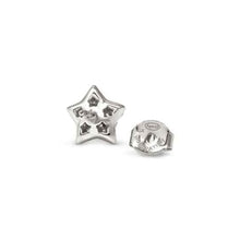 Load image into Gallery viewer, LIFEPOETRY EARRINGS 242707/007 STERLING SILVER & WHITE CZ STARS