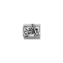 Load image into Gallery viewer, COMPOSABLE CLASSIC LINK 330114/19 MOTORCROSS BIKE IN SILVER