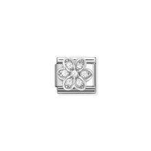 Load image into Gallery viewer, COMPOSABLE CLASSIC LINK 330322/06 DAISY IN 925 SILVER & WHITE CZ
